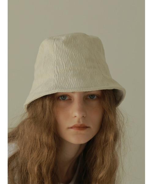 AMAIL（アマイル）の「Coating hat（ハット・レディース・ブルー/ホワイト/ブラック・FREE）」の8枚目の写真