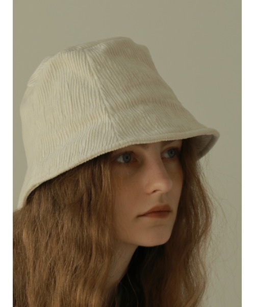 AMAIL（アマイル）の「Coating hat（ハット・レディース・ブルー/ホワイト/ブラック・FREE）」の9枚目の写真