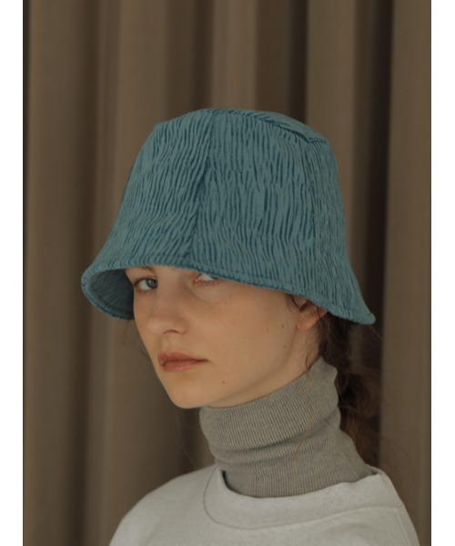 AMAIL（アマイル）の「Coating hat（ハット・レディース・ブルー/ホワイト/ブラック・FREE）」の14枚目の写真