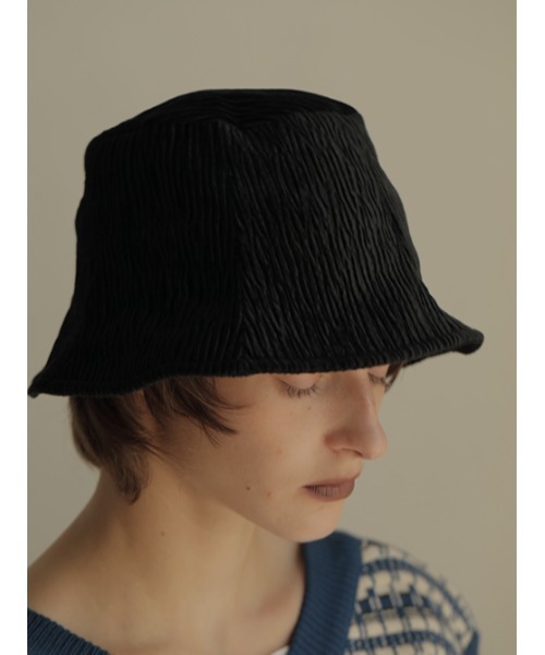 AMAIL（アマイル）の「Coating hat（ハット・レディース・ブルー/ホワイト/ブラック・FREE）」の6枚目の写真