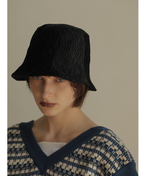 AMAIL（アマイル）の「Coating hat（ハット・レディース・ブルー/ホワイト/ブラック・FREE）」の7枚目の写真