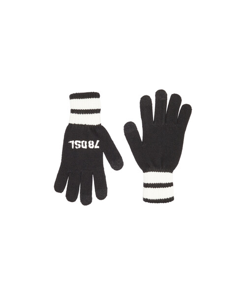 DIESEL（ディーゼル）の「メンズ ニットグローブ（手袋・メンズ・ブラック/グレー・03/02/01）」の4枚目の写真