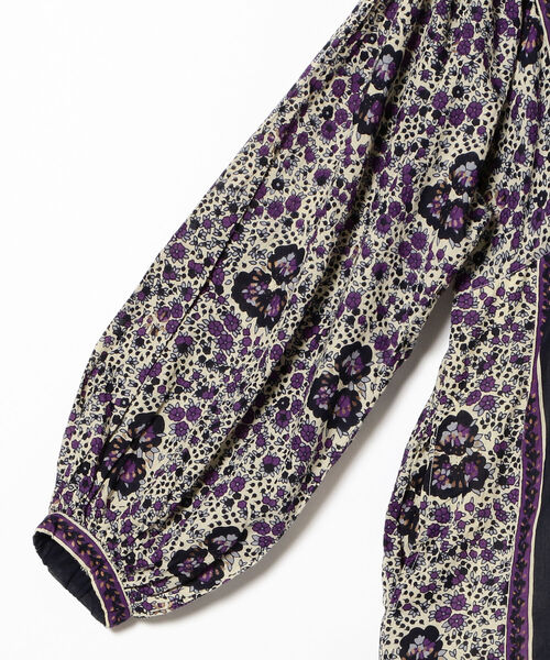 NE QUITTEZ PAS!（ヌキテパ）の「【WEB先行販売】ne Quittez pas / ヌキテパ コットンボイル エスニックプリント ワンピース（ワンピース・レディース・ネイビー・ONE SIZE）」の3枚目の写真