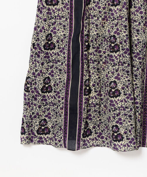 NE QUITTEZ PAS!（ヌキテパ）の「【WEB先行販売】ne Quittez pas / ヌキテパ コットンボイル エスニックプリント ワンピース（ワンピース・レディース・ネイビー・ONE SIZE）」の4枚目の写真