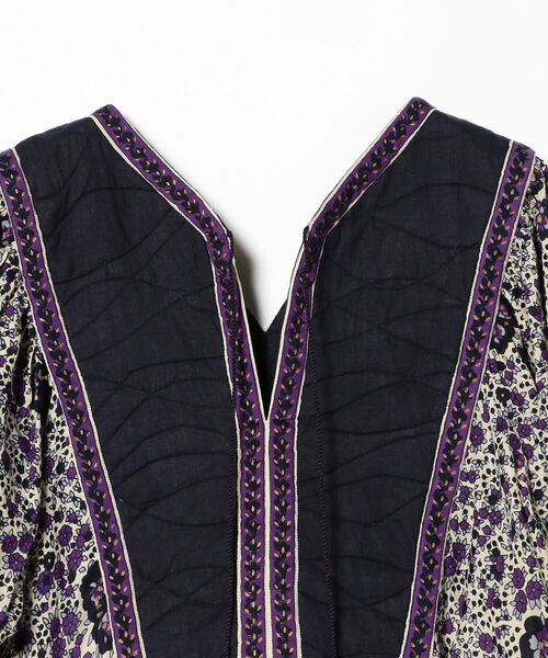 NE QUITTEZ PAS!（ヌキテパ）の「【WEB先行販売】ne Quittez pas / ヌキテパ コットンボイル エスニックプリント ワンピース（ワンピース・レディース・ネイビー・ONE SIZE）」の11枚目の写真