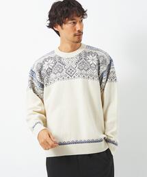 green label relaxing | ノルディック ジャカード クルーネック ニット(ニット/セーター)