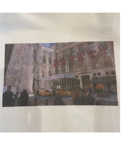 THE SHINZONE(ザ シンゾーン)の「THE SHINZONE/シンゾーン プリントTEE MIDTOWN/QUEENS PRINT TEE 23SMSCU08/23SMSCU12(Tシャツ/カットソー・レディース・ホワイト系その他2/ホワイト・FREE)」の3枚目の写真