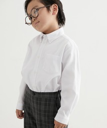 【BOYS】入卒式にも/Rロゴ刺繍入りシャツ