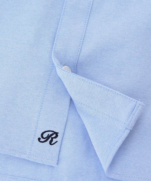 ROPE' PICNIC（ロペピクニック）の「【BOYS】入卒式にも/Rロゴ刺繍入りシャツ（シャツ/ブラウス・キッズ・サックスブルー/ホワイト・110/120/130）」の9枚目の写真
