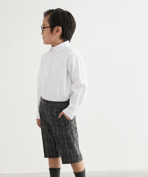 ROPE' PICNIC（ロペピクニック）の「【BOYS】入卒式にも/Rロゴ刺繍入りシャツ（シャツ/ブラウス・キッズ・サックスブルー/ホワイト・110/120/130）」の15枚目の写真