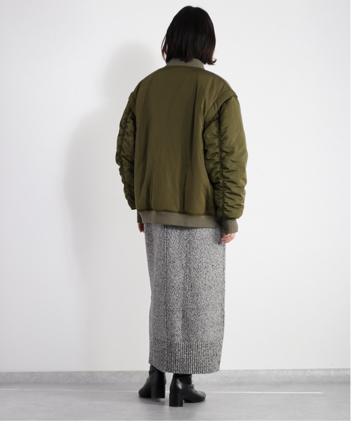 cepo(セポ)の「MA-1ブルゾン 2WAY(MA-1・レディース・ブラック/オリーブ・M)」の19枚目の写真