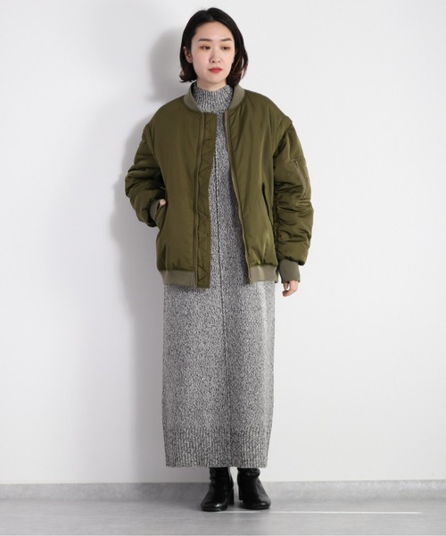 cepo(セポ)の「MA-1ブルゾン 2WAY(MA-1・レディース・ブラック/オリーブ・M)」の17枚目の写真