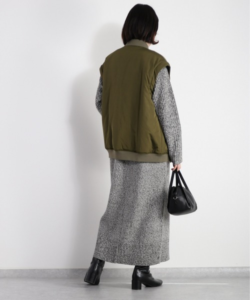 cepo(セポ)の「MA-1ブルゾン 2WAY(MA-1・レディース・ブラック/オリーブ・M)」の22枚目の写真