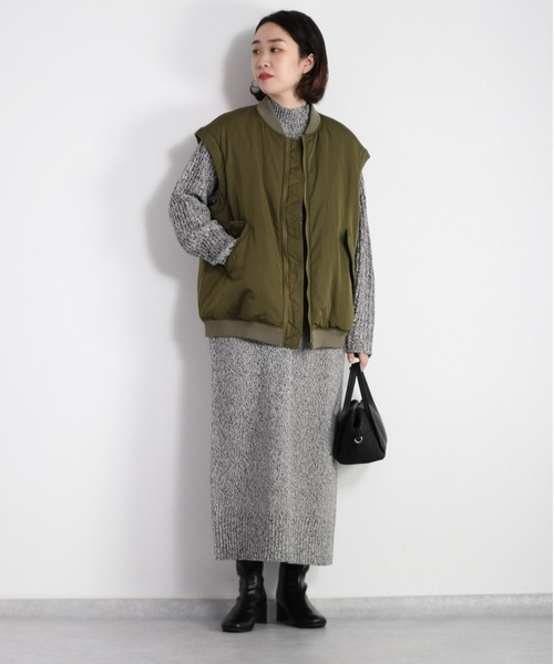 cepo(セポ)の「MA-1ブルゾン 2WAY(MA-1・レディース・ブラック/オリーブ・M)」の20枚目の写真