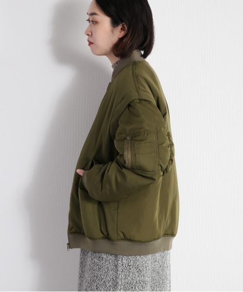 cepo(セポ)の「MA-1ブルゾン 2WAY(MA-1・レディース・ブラック/オリーブ・M)」の15枚目の写真
