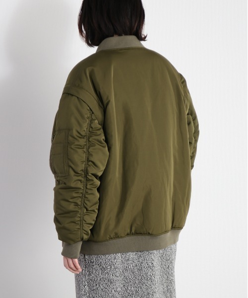 cepo(セポ)の「MA-1ブルゾン 2WAY(MA-1・レディース・ブラック/オリーブ・M)」の16枚目の写真