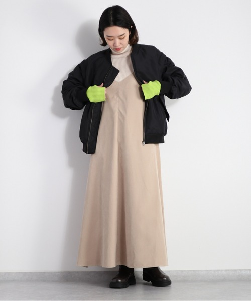 cepo(セポ)の「MA-1ブルゾン 2WAY(MA-1・レディース・ブラック/オリーブ・M)」の9枚目の写真