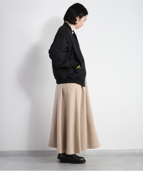 cepo(セポ)の「MA-1ブルゾン 2WAY(MA-1・レディース・ブラック/オリーブ・M)」の10枚目の写真