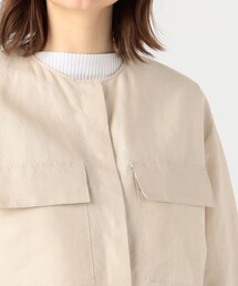 美品】 ボールジィ リネンコットンムーブショートジャケット