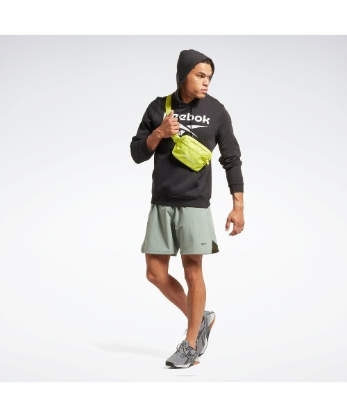 Reebok（リーボック）の「ビッグスタックトロゴフーディー / RI Big Stacked Logo Hood（パーカー・メンズ・グリーン/ブラック・LARGE/X-LARGE/XXX-LARGE/XX-LARGE/SMALL/MEDIUM/X-SMALL）」の3枚目の写真
