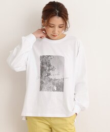 SHOO・LA・RUE | 長袖プリントTシャツ(Tシャツ/カットソー)
