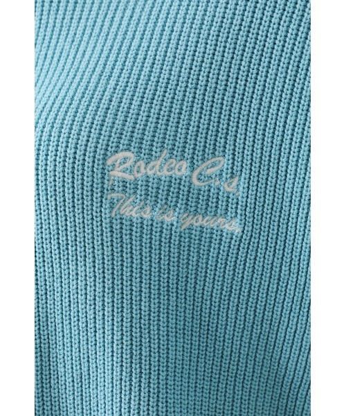 RODEO CROWNS WIDE BOWL（ロデオクラウンズワイドボウル）の「バルーンスリーブニットフーディー（パーカー・レディース・アイボリー/サックスブルー/ブラック・FREE）」の5枚目の写真