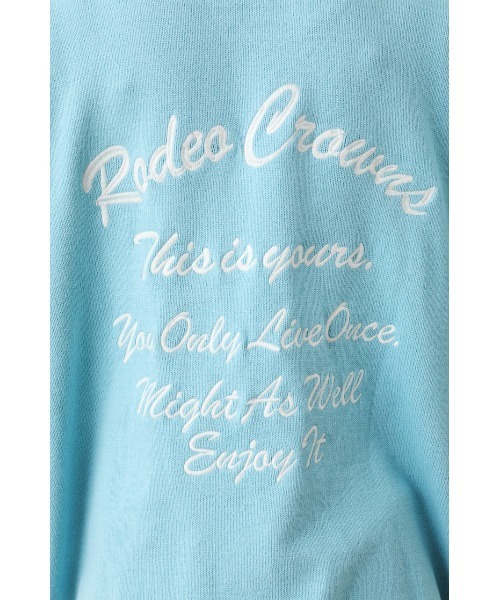 RODEO CROWNS WIDE BOWL（ロデオクラウンズワイドボウル）の「バルーンスリーブニットフーディー（パーカー・レディース・アイボリー/サックスブルー/ブラック・FREE）」の15枚目の写真