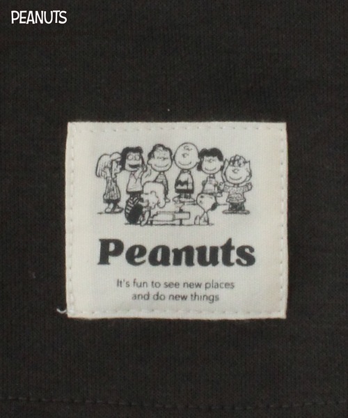 PEANUTS(ピーナッツ)の「【SNOOPY】スヌーピーと仲間たち スウェットロンT(スウェット・レディース・ピンク/ライトグリーン/オートミール/ブルー/チャコールグレー/サックスブルー・M/L/LL)」の10枚目の写真