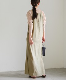 アメリカンスリーブロングキャミワンピース