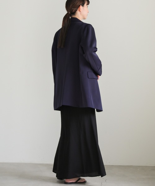 select MOCA（セレクトモカ）の「アメリカンスリーブロングキャミワンピース（ワンピース・レディース・ブラック/ライトカーキ・FREE）」の13枚目の写真