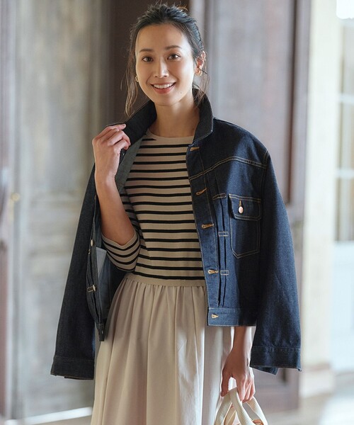 【洗える】23区DENIM ストレッチ ジャケット（デニムジャケット）｜23区（ニジュウサンク）