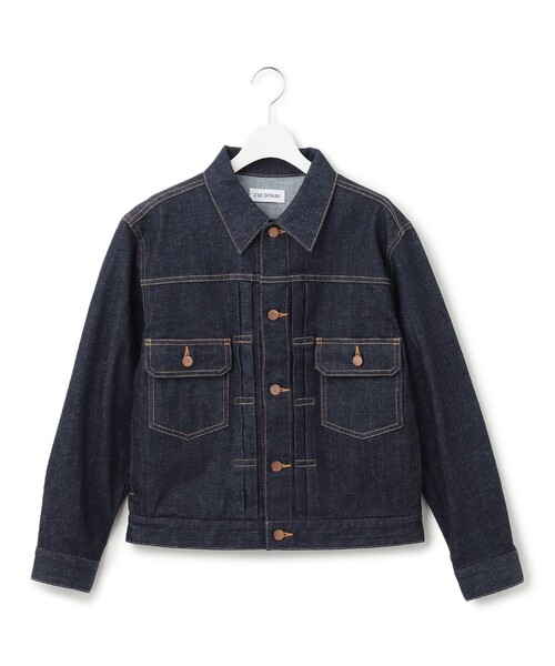 23区(ニジュウサンク)の「【洗える】23区DENIM ストレッチ ジャケット(デニムジャケット・レディース・スカイブルー系/ネイビー系・38/40/36)」の14枚目の写真