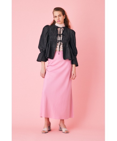 【超美品】MOUSSY マウジー　キラキラ　スパンコール　iラインスカート 超美品】MOUSSY マウジー キラキラ スパンコール iライン