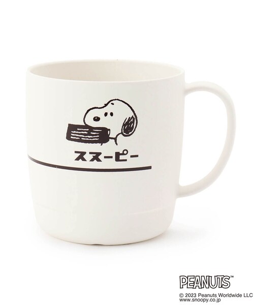 one'sterrace(ワンズテラス)の「◆SNOOPY カップ レトロ(その他雑貨・レディース・イエロー系その他/ホワイト系・99)」の1枚目の写真