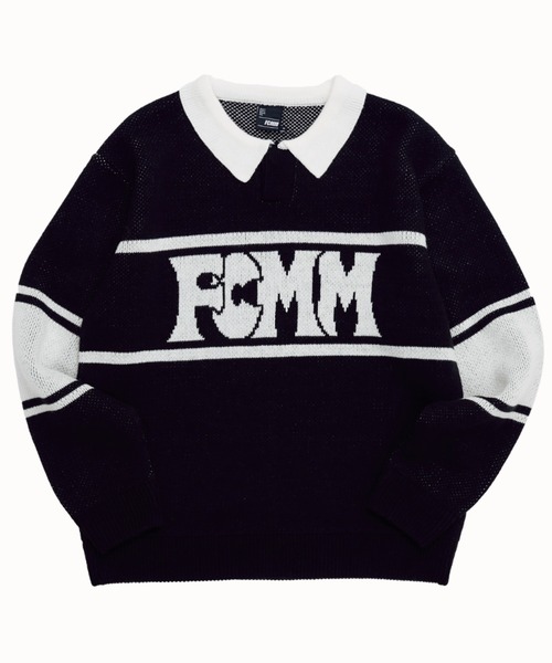 FCMM(エフシーエムエム)の「【日本限定アイテム】BI COLOR KINT POLO/バイカラーニットポロ(ニット/セーター・メンズ・ブラック/グリーン/ブルー・LARGE/MEDIUM)」の7枚目の写真