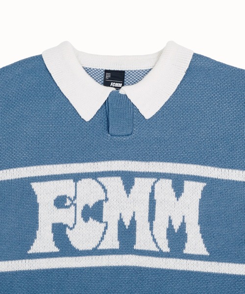 FCMM(エフシーエムエム)の「【日本限定アイテム】BI COLOR KINT POLO/バイカラーニットポロ(ニット/セーター・メンズ・ブラック/グリーン/ブルー・LARGE/MEDIUM)」の16枚目の写真