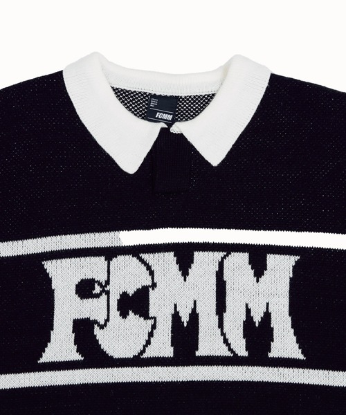 FCMM(エフシーエムエム)の「【日本限定アイテム】BI COLOR KINT POLO/バイカラーニットポロ(ニット/セーター・メンズ・ブラック/グリーン/ブルー・LARGE/MEDIUM)」の8枚目の写真