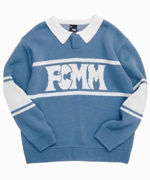 FCMM(エフシーエムエム)の「【日本限定アイテム】BI COLOR KINT POLO/バイカラーニットポロ(ニット/セーター・メンズ・ブラック/グリーン/ブルー・LARGE/MEDIUM)」の15枚目の写真