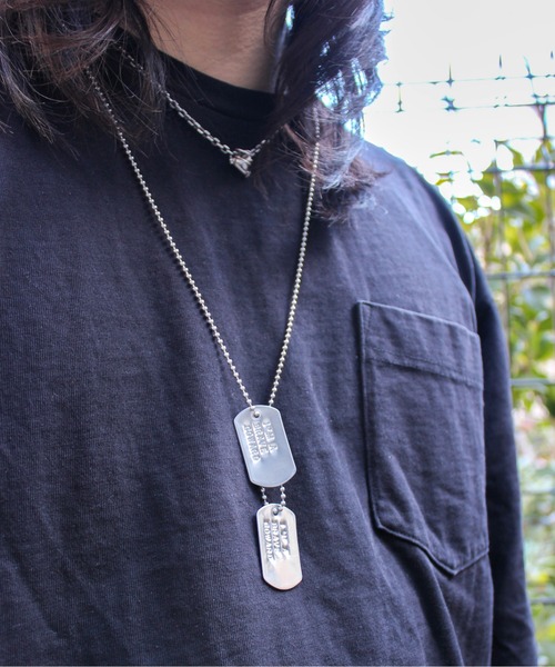 ガレージウダガワ 1960's ミリタリードッグタグネックレス ROCK
