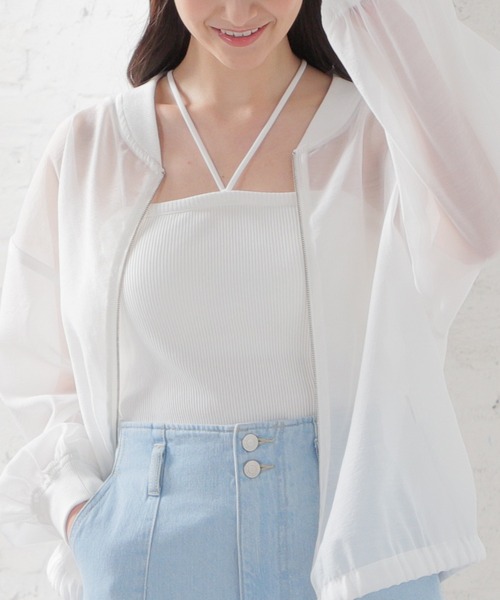 Honeys(ハニーズ)の「カップ付ベアトップ(キャミソール・レディース・ライトベージュ/ホワイト/ブラック・L/M/S)」の2枚目の写真