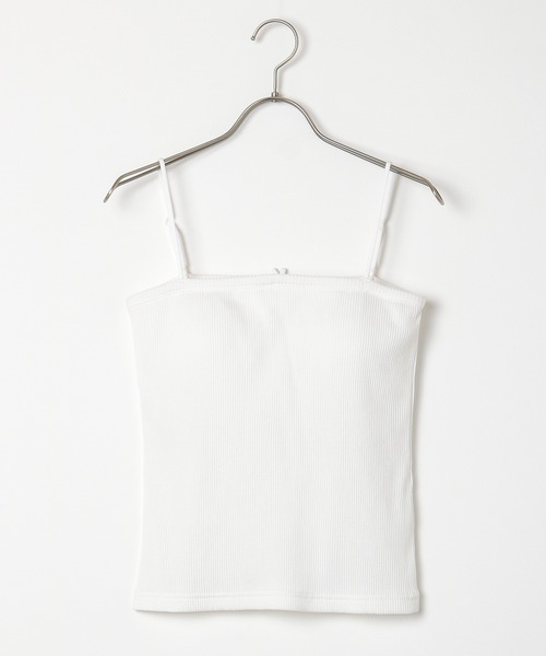 Honeys(ハニーズ)の「カップ付ベアトップ(キャミソール・レディース・ライトベージュ/ホワイト/ブラック・L/M/S)」の9枚目の写真