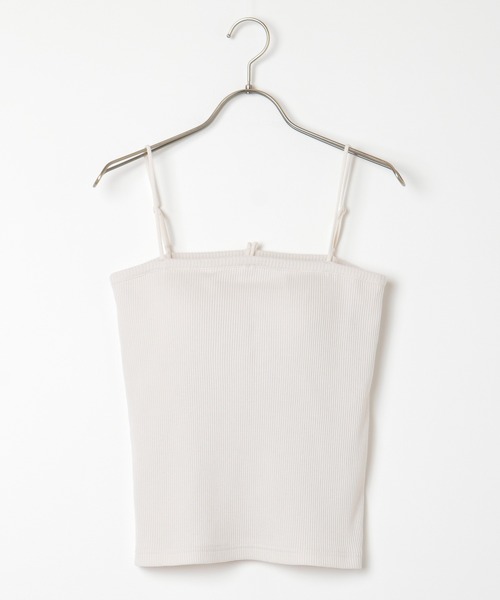 Honeys(ハニーズ)の「カップ付ベアトップ(キャミソール・レディース・ライトベージュ/ホワイト/ブラック・L/M/S)」の15枚目の写真