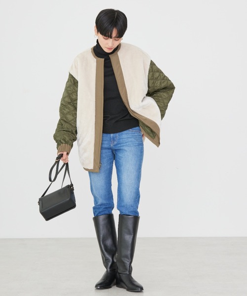 AMERICAN HOLIC(アメリカンホリック)の「【WEB限定】テーパードデニム(+3cm)(デニムパンツ・レディース・ライトインディゴブルー/インディゴブルー/ワンウォッシュ/ブラック/ブルー系その他・M/XL/L/S/XS)」の7枚目の写真