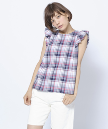 MILKFED. | 【mini7月号掲載】Frill Shirts　（シャツ/ノースリーブ/フリル）(シャツ/ブラウス)
