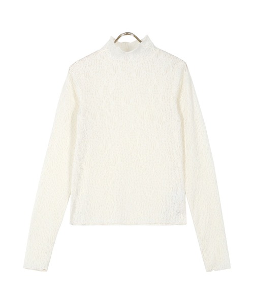 KOBE LETTUCE(コウベレタス)の「シアージャガードフィンガーホールプルオーバー(その他トップス・レディース・オフホワイト/ライム/ラベンダー/ブルー/ブラック・FREE)」の2枚目の写真