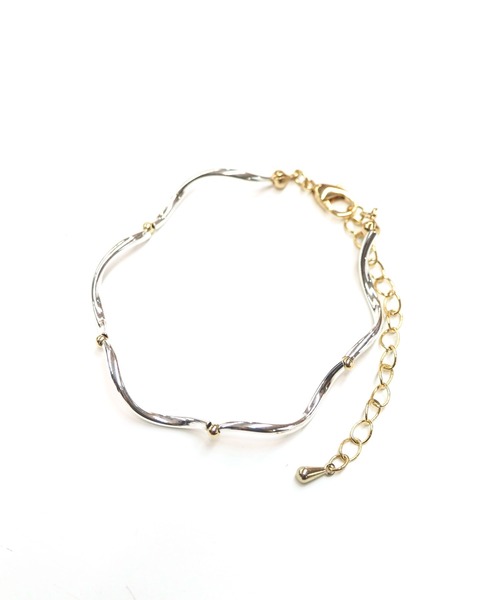 Casselini(キャセリーニ)の「Casselini(キャセリーニ)カラーなみなみブレスレット(ブレスレット・レディース・ブルー/ピンク/シルバー・FREE)」の10枚目の写真