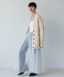 yuw | チュールベアワンピース 197900(ワンピース)