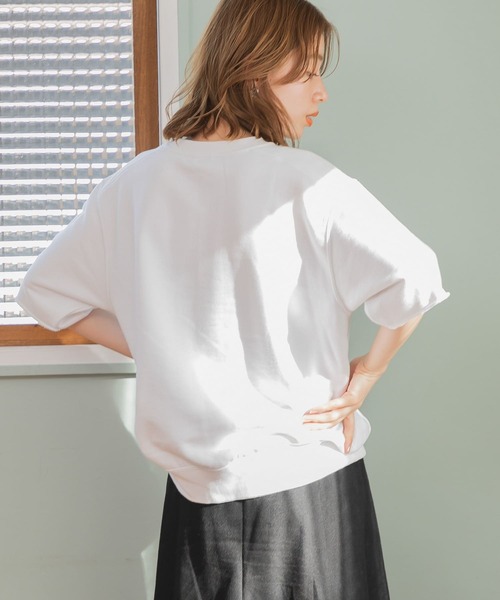 Champion(チャンピオン)の「『別注』Champion×Sonny Label ロゴスェットTシャツ(Tシャツ/カットソー・レディース・ブラック/オートミール/グレー/ホワイト・LARGE/MEDIUM)」の8枚目の写真