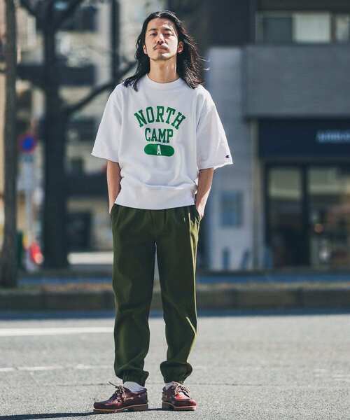 Champion(チャンピオン)の「『別注』Champion×Sonny Label ロゴスェットTシャツ(Tシャツ/カットソー・レディース・ブラック/オートミール/グレー/ホワイト・LARGE/MEDIUM)」の13枚目の写真