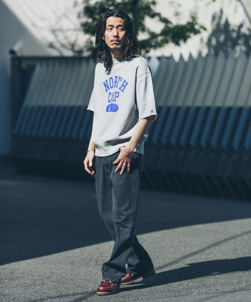 Champion(チャンピオン)の「『別注』Champion×Sonny Label ロゴスェットTシャツ(Tシャツ/カットソー・レディース・ブラック/オートミール/グレー/ホワイト・LARGE/MEDIUM)」の16枚目の写真